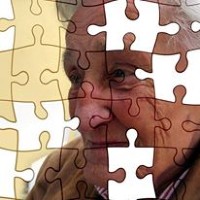 older man with missing puzzle pieces 