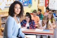 instructor teaching a class