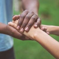 hands holding other hands